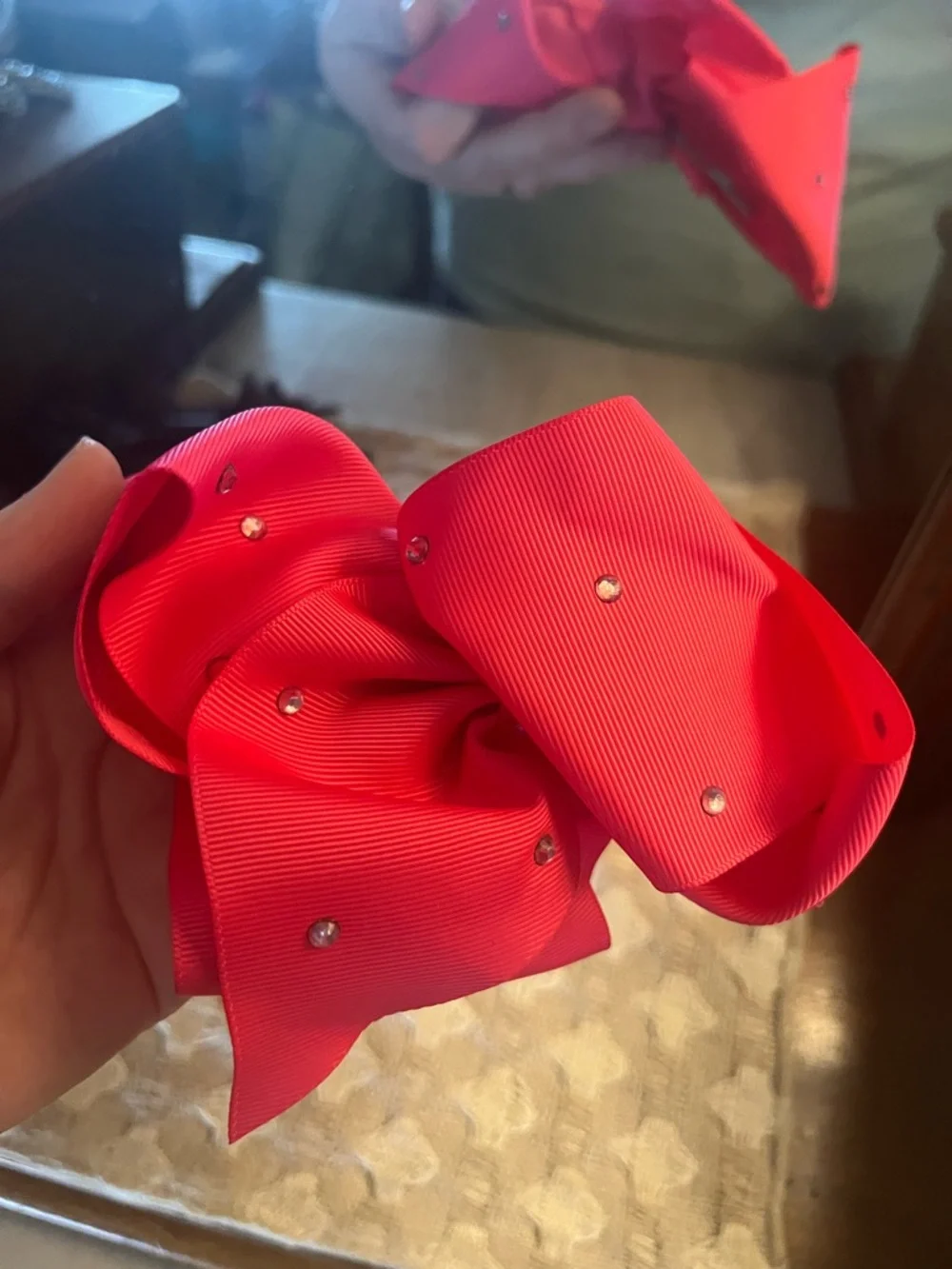 HAIR ACCESSORIES Bag of 2 Bows, 2 Flowers and 1 Halloween Fascinator 5‎ Pieces